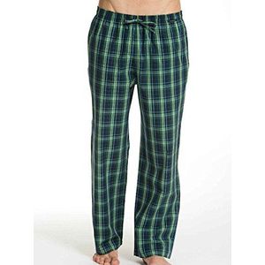 Schiesser Lange pyjamabroek voor heren, groen (705-linde), 58