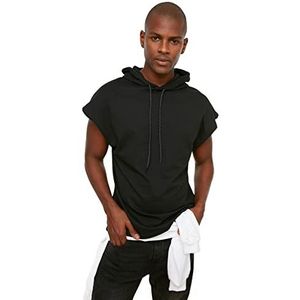 Trendyol Sweatshirt - Beige - Oversize, Zwart, S