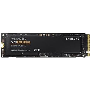 Samsung 970 EVO Plus 2 TB PCIe NVMe M.2 (2280) Interne Solid State Drive (SSD) (MZ-V7S2T0), zwart