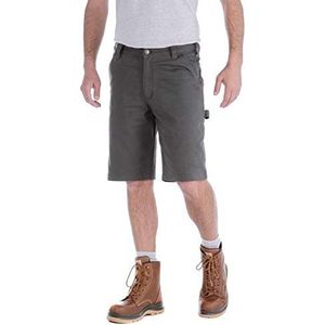 Carhartt Rigby Dungaree Shorts voor heren, Grijs Shadow, 28W