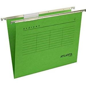 Jalema 2662025500 Alzicht gekleurde hangmap folio met V-bodem, groen, pak van 25