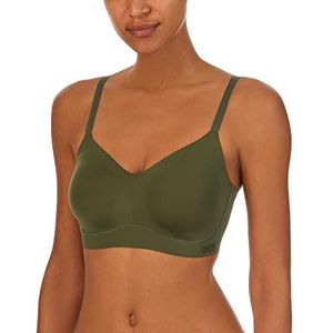 DKNY Dames Smooth Essentials Bralette BH, Dark Olive, Medium, dark olive, M