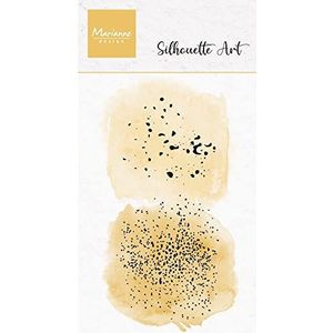 Marianne Design Duidelijke, Silhouet Splatter, voor het stempelen van Cardmaking Arts and Crafts, One Size