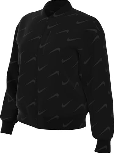 Nike Destroyer oversized damesjack met monogram - Zwart