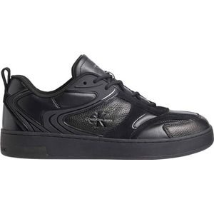 Calvin Klein Jeans Heren mand Cupsole Hybrid AUTHEN 2 YM0YM01111 Sneakers, zwart (Triple Black), 7 UK, Zwart, 39.5 EU