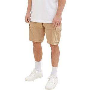 TOM TAILOR Heren 1038586 Plussize Bermuda Shorts, 24048-Desert Fawn, 48, 24048 - Desert Fawn, 48