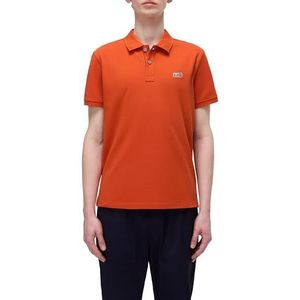 NAPAPIJRI Man Ruggy poloshirt met korte mouwen ORANJE VERBRAND M