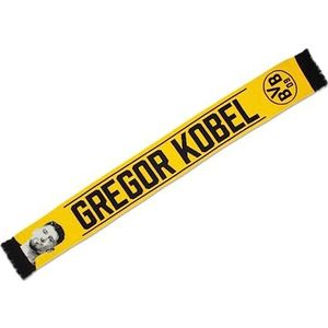 Borussia Dortmund BVB Gregor Kobel sjaal, uniseks, geel, één maat, geel, Eén Maat