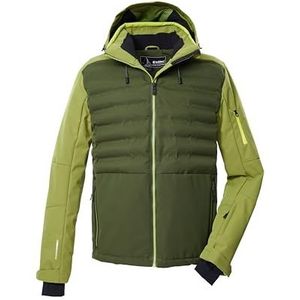 killtec - KSW 72 MN SKI JCKT - Hybride Jack - Waldgrün - Gewatteerd met Afritsbare Capuchon