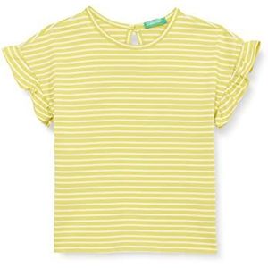 United Colors of Benetton T-shirt voor meisjes, Geel 901, 12 Maanden