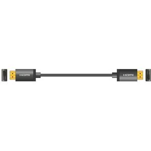 AV:Link | 4K UHD HDMI-kabel van massief koperen geleider met vergulde connectoren | zwart 10,0 m