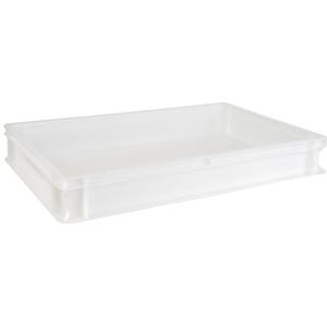 APS 82442 Deeghouder, stapelbaar, inhoud 14 liter, binnenmaat 56,5 x 36,5 cm, voor professioneel vers houden en gisten van deegballen