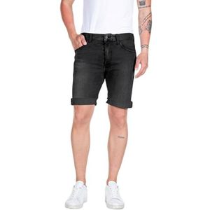 Replay Heren RBJ.901 Jeansshorts, 097 Dark Grey, 31