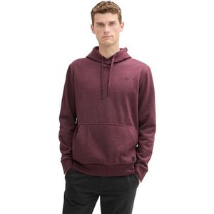 TOM TAILOR Sweatshirt voor heren, 10782 - Gipsy Purple Melange, M