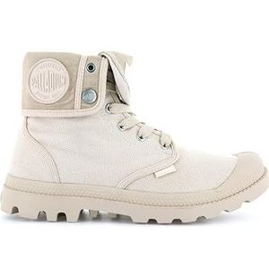 Palladium Pampa hi beige Canvas - Dames