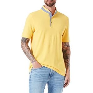 bugatti Heren 8150-35003 Poloshirt, geel-620, Regular, Geel-620, S