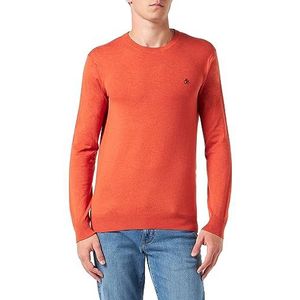 Scotch & Soda Heren Essentials Ecovero Viscose Nylon Crewneck Trui, Red Skies 6207, Rood, red skies 6207, M