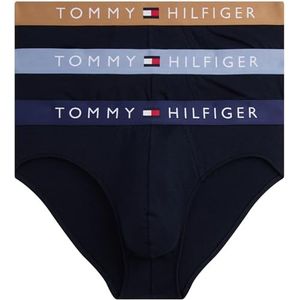 Tommy Hilfiger Heren 3P BRIEF WB UM0UM03575 Brief, Roze, XS, Roze (Prp Nvy/Hckory/Brk Blu), XS