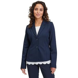 Betty Barclay Jersey jas met knopen voor dames, blauw, 36