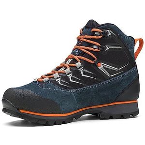 Trezeta X, wandelschoenen voor volwassenen, uniseks, Blue Ink Oranje, 43 EU