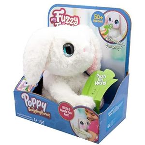 Joy Toy - My Fuzzy Friends interactieve pluche Bunny (haas) in geschenkverpakking 22,7 x 13,5 x 25,4 cm, meerkleurig
