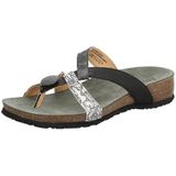 Think Julia duurzame teenslippers voor dames, zwart/combi 0040, 38 EU, zwart combi 0040, 38 EU