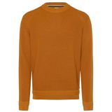 Brax - Style ROY - Trui - Donkergeel - Katoenmix