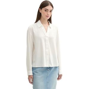 TOM TAILOR Denim Damesblouse, 10332 - Off White, XXL