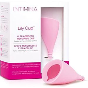 Intimina Lily Cup maat A - dunne menstruatiecup, vrouwelijke cup, tot 8 uur te gebruiken