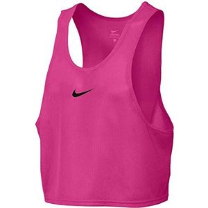 Nike BIB trainingsshirt, Vivid roze/zwart, 2XS