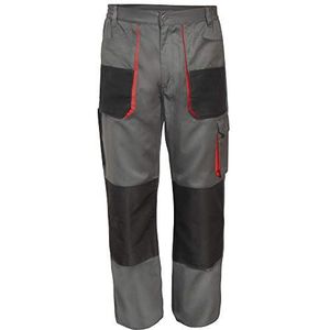 Ferko F-991220/XXL multipocketbroek versterkt grijs/zwart 65% polyester, 35% katoen, 240 g/m2. Maat XXL.