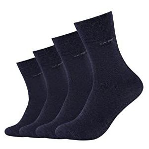 Camano Unisex Online Ca-Soft 4-pack sokken, Navy Melange, 35/38, marineblauw melange, 35 EU
