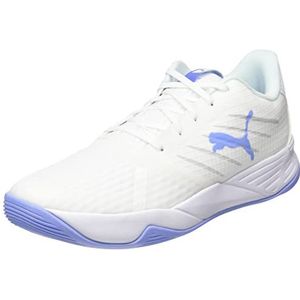 PUMA Accelerate Pro Ii W+ indoorschoenen voor dames, Puma Wit Nitro Blauw Elektro Paars Arctic Ice, 44.5 EU