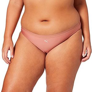 PUMA Dames Swim Women's Scuba Brief Bikini Bottoms, bruin, L