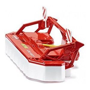 siku 2461, Kuhn Front Mower, 1:32, Metal/Plastic, Red/White, Suitable for all 1:32 siku tractors with front hitch