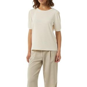 T-shirt met Lurex-strepen, 01g3, 34