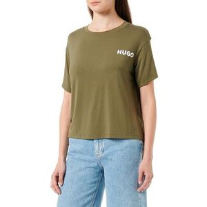 BOSS Dames Unite Pyjama T-shirt, Dark Green305, M