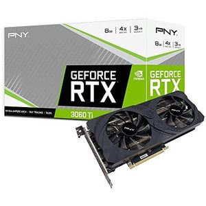 PNY GeForce RTX 3060 Ti 8GB XLR8 Gaming REVEL EPIC-X RGB™ Dual Fan Graphics Card LHR