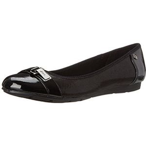 Anne Klein Able Ballet Flat voor dames, Zwart, 39 EU