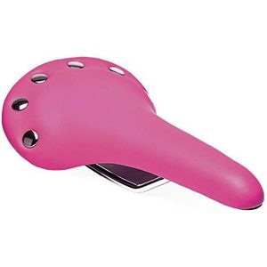 Retrospec Fietsen 6 Knop Track/Velo Zadel, Roze