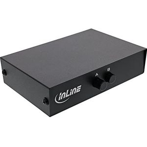 InLine® Seriële schakelaar handmatig 2-voudig, RS232, 9-polig Sub-D