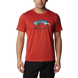 Columbia T-shirt Hike™ Graphic SS Tee Orange XL heren, Oranje., XL