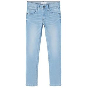 NAME IT Boy Jeans Superzachte Slim Fit, blauw (light blue denim), 122 cm