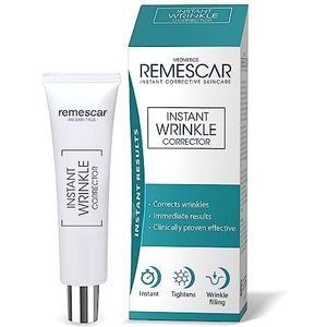 Remescar Instant Rimpel Corrector - Anti Rimpel Crème voor vrouwen en mannen, Anti Aging voor vermindering van rimpels en fijne lijntjes, eenvoudig te combineren met make up, 8 ml voor 180 applicaties