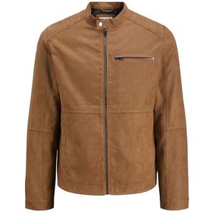 Jack & Jones - Dylan Biker - Leren Jas - Waterafstotend
