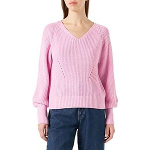 JACQUELINE de YONG Gebreide damestrui, JDYJUSTY trui, lila sachet, XS