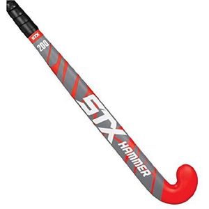 STX Unisex Hammer Hockey Stick, Rood/Zwart, 34,5 inch