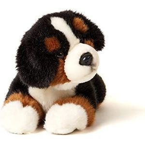 Uni-Toys Berner Sennenhond puppy, liggend - 24 cm (lengte) - pluche hond, huisdier - pluche dier, knuffeldier