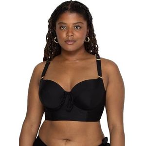 Smart & sexy Badmode voor dames, licht gevoerde bikinitop met beugel, 80F