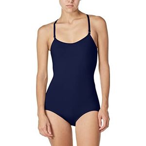 Capezio Dames Camisole turnpakje met verstelbare bandjes - blauw - M